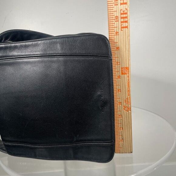 COACH Black Lexington Flap Legacy Leather Messenger Crossbody Shoulder Bag 4183 - Picture 9 of 13